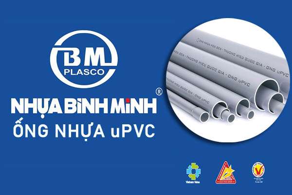 bảng giá ống nhựa uPVC Bình Minh và phụ kiện